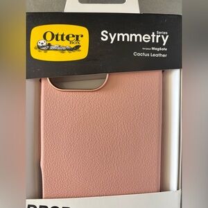 OtterBox Symmetry Series Cactus Leather Case in Soft Pink - iPhone 16 Pro Max